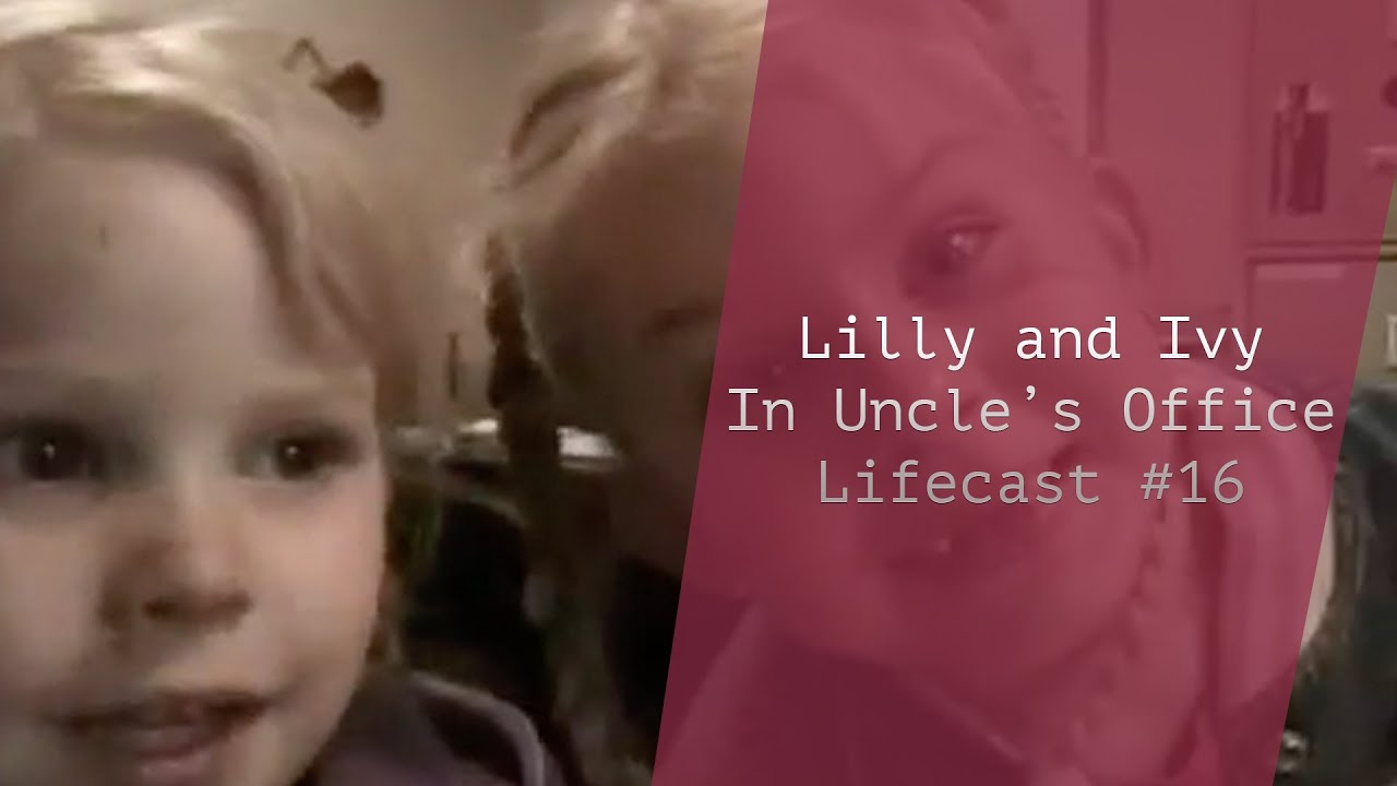 Lillian & Ivy-Maria in Uncle’s Office